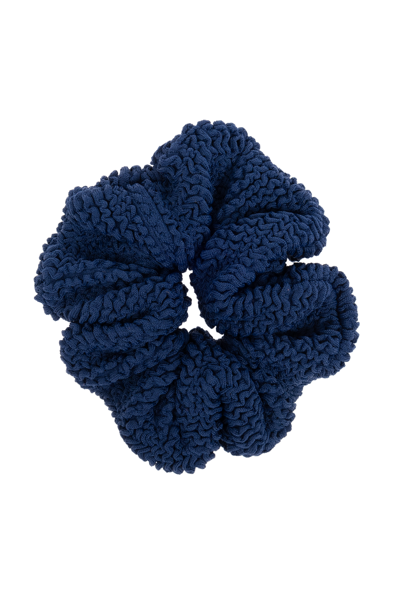 ヘアアクセサリー Hunza G Electric blue fabric scrunchie Navy blue Hair tie Hunza G - Vitkac AS